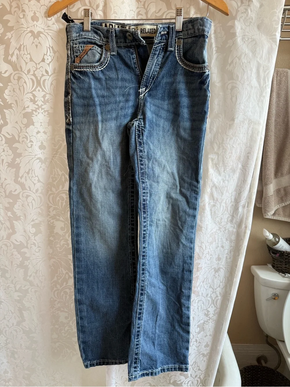 Ariat Kids Blue Washed Denim Jeans